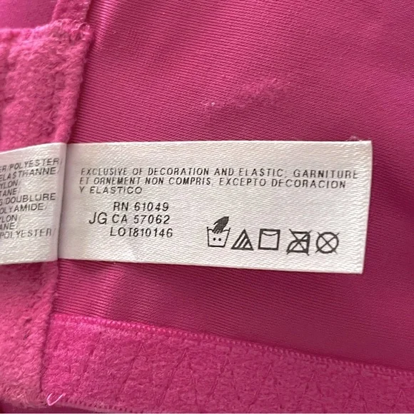 WACOAL Basic Benefits Spacer T-Shirt Bra Underwire Style #853290 Rose Violet 34D